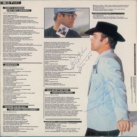 Lot #724 Elton John and Bernie Taupin Album - Image 1