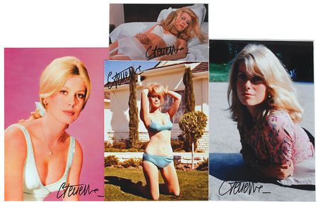 Lot #808 Catherine Deneuve Signed Photographs - Image 1