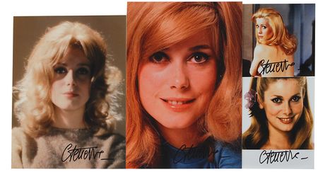 Lot #808 Catherine Deneuve Signed Photographs - Image 2