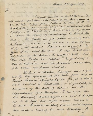 Lot #208 Henry Clay Handwritten Letter Signed - Image 1