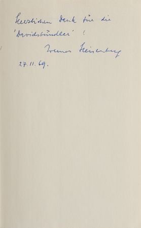 Lot #233 Werner Heisenberg Book - Image 1
