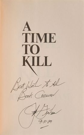 Lot #548 John Grisham: Sought-after first edition of A Time to Kill - Image 1