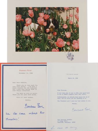 Lot #166 George and Barbara Bush Group Lot - Image 1