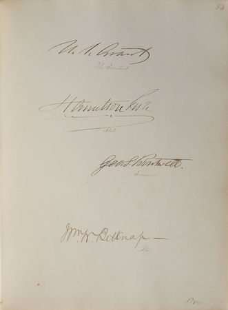 Lot #42 U. S. Grant: President Grant, his cabinet, and thirty senators - Image 1