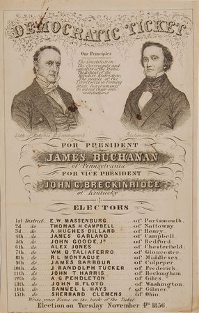 Lot #36 James Buchanan Signed Letter - Image 2