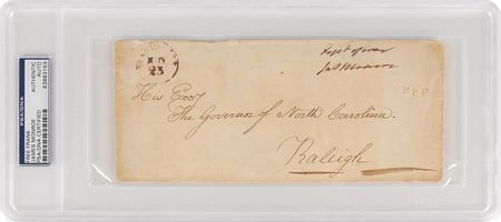 Lot #9 James Monroe Free Frank