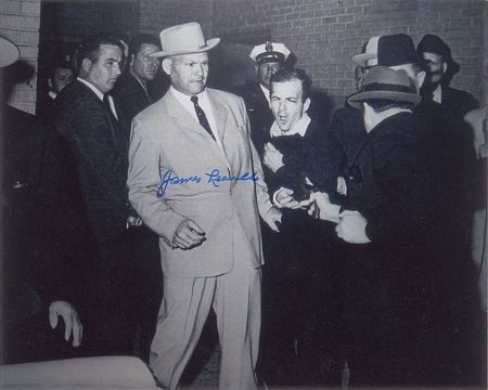 Lot #323 Kennedy Assassination: James Leavelle Signed Photographs - Image 1