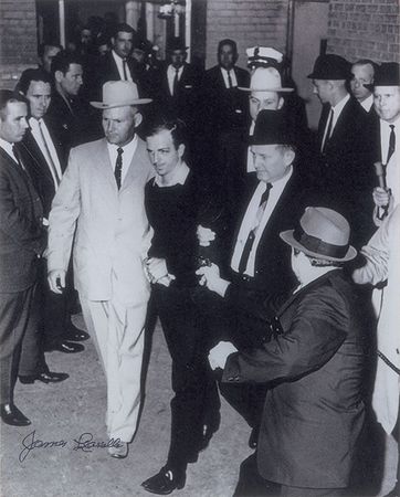 Lot #323 Kennedy Assassination: James Leavelle Signed Photographs - Image 2