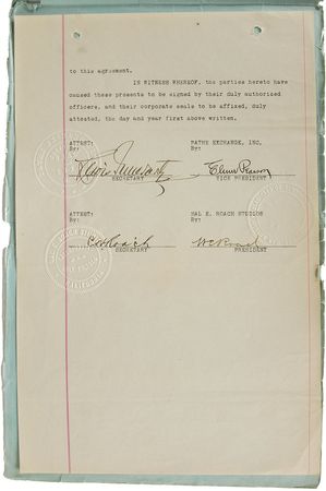 Lot #856 Hal Roach: Roach debuts The Spat Family - Image 2