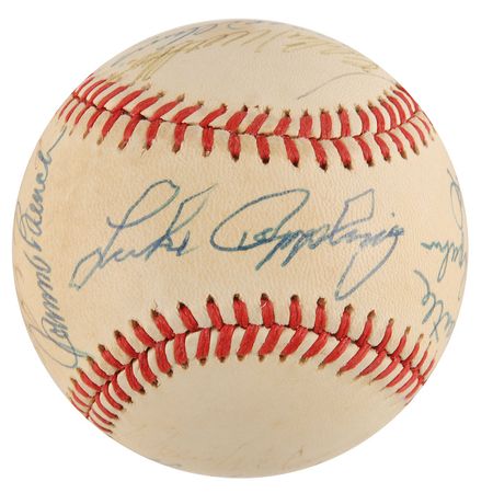 Lot #891 Baseball Hall of Famers Baseball - Image 2