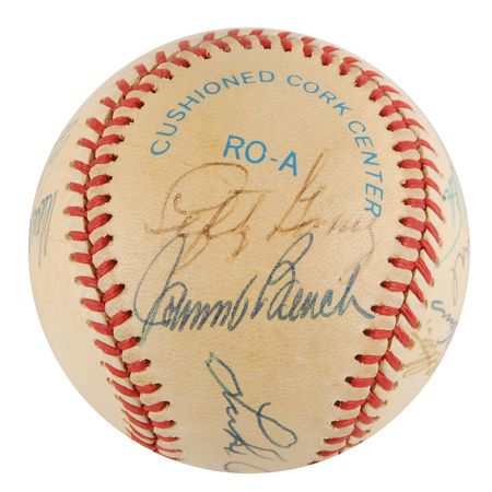 Lot #891 Baseball Hall of Famers Baseball - Image 3