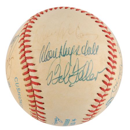 Lot #891 Baseball Hall of Famers Baseball - Image 4