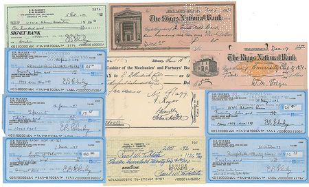 Lot #410 Military Checks - Image 1