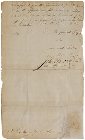Lot #186 John Hancock: New Jersey militia honored for their “Conduct against our cruel Enemies” in 1777 - Image 1