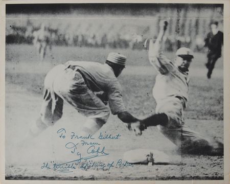 Lot #875 Ty Cobb: Cobb?s defense of ?the ?terrible? spiking of Baker? - Image 4