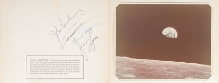 Lot #450 Apollo 8 Signed Photograph - Image 1