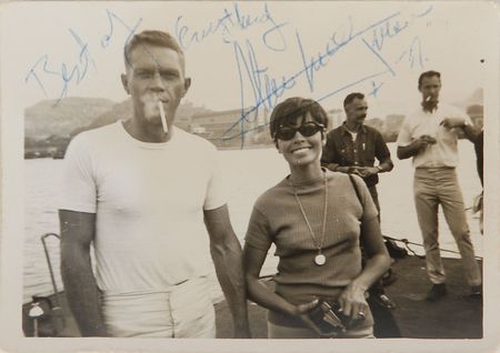 Lot #768 Steve McQueen: McQueen during filming of The Sand Pebbles - Image 3