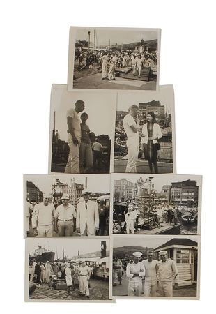 Lot #768 Steve McQueen: McQueen during filming of The Sand Pebbles - Image 4