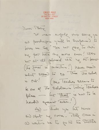 Lot #604 Emily Post Archive - Image 1