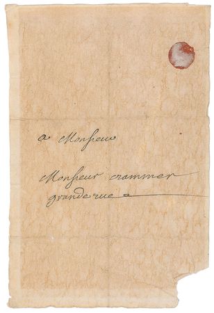 Lot #557 Voltaire: Cryptic autograph letter from the great French writer: ?I like that mysteries are secrets? - Image 2