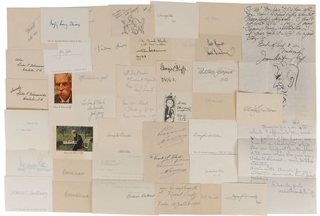 Lot #239 Notables: From Duke Kahanamoku to Alvin C. York, a comprehensive collection of 20th century notables - Image 1