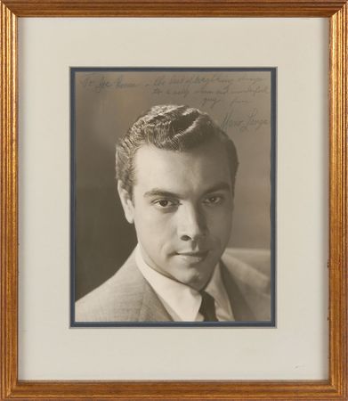 Lot #832 Mario Lanza Signed Photograph - Image 1