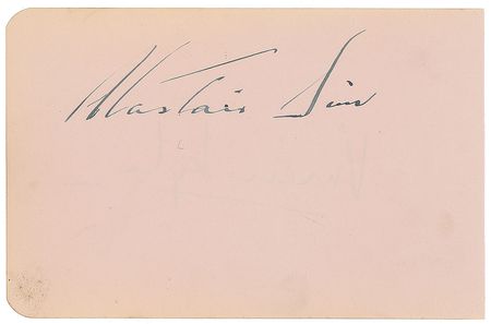 Lot #834 Vivien Leigh and Alastair Sim Signature - Image 2
