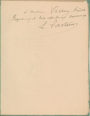 Lot #235 Louis Pasteur Booklet - Image 1