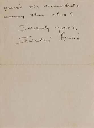 Lot #593 Sinclair Lewis: Defending Elmer Gantry - Image 2
