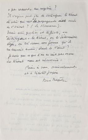 Lot #505 Rene Magritte: “Mystery conforms to no doctrine whatsoever” - Image 2