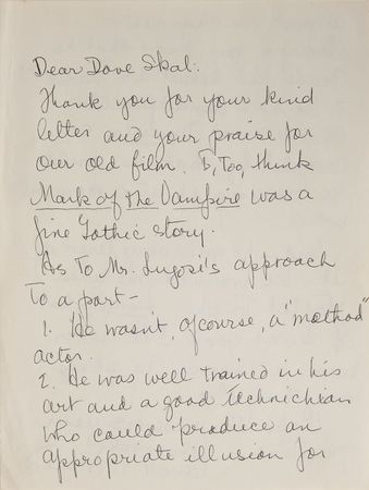 Lot #797 Carroll Borland - Image 1