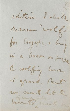Lot #550 Henry James: ?We must let the baronets of comedy only sneak or at most ?shark?? - Image 3