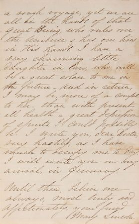 Lot #38 Mary Todd Lincoln: Bible presented by Mary Todd Lincoln in Springfield, Illinois, plus a remarkable letter to her pastor - Image 2