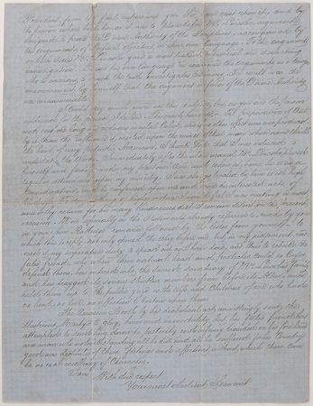 Lot #38 Mary Todd Lincoln: Bible presented by Mary Todd Lincoln in Springfield, Illinois, plus a remarkable letter to her pastor - Image 5