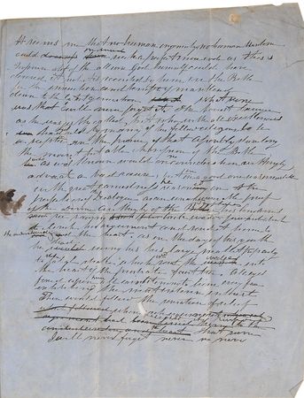 Lot #38 Mary Todd Lincoln: Bible presented by Mary Todd Lincoln in Springfield, Illinois, plus a remarkable letter to her pastor - Image 7