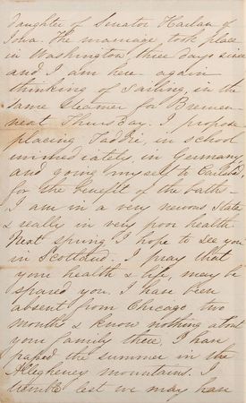 Lot #38 Mary Todd Lincoln: Bible presented by Mary Todd Lincoln in Springfield, Illinois, plus a remarkable letter to her pastor - Image 10