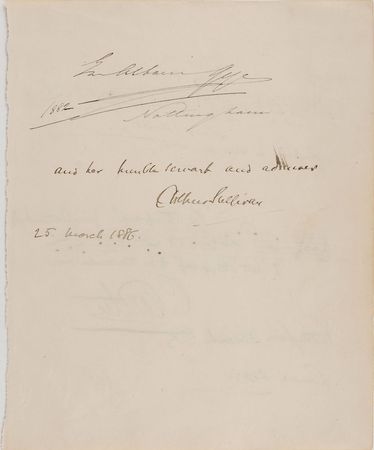 Lot #688 Arthur Sullivan and Emma Albani - Image 1