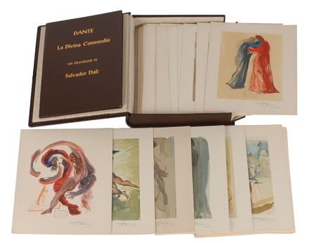 Lot #501 Salvador Dali: 100 signed Dali woodcuts from The Divine Comedy - Image 1