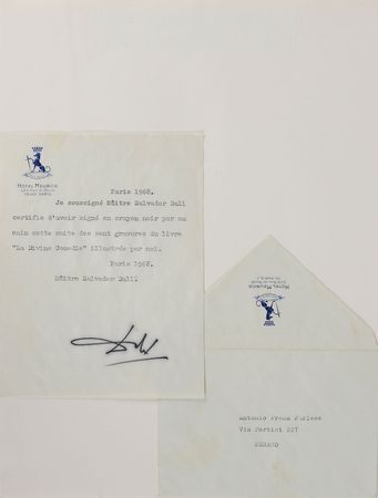Lot #501 Salvador Dali: 100 signed Dali woodcuts from The Divine Comedy - Image 2