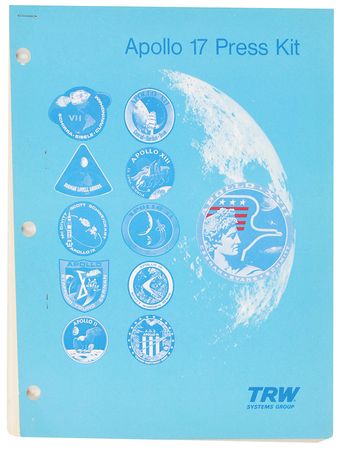 Lot #6444 Apollo 17 Collection of Three Items - Image 1