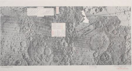 Lot #6333 Fred Haise Signed Lunar Orbit Chart - Image 1