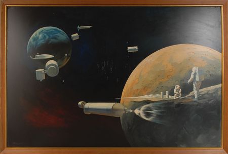 Lot #6552 Pair of Original Paintings By Renato Moncini - Image 1