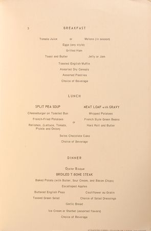 Lot #6288 Apollo 11 Final Flight Plan and Isolation Menus - Image 7