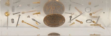 Lot #6278 Apollo 11 Contractor Medallion and Micro-Precision Parts in Lucite - Image 2