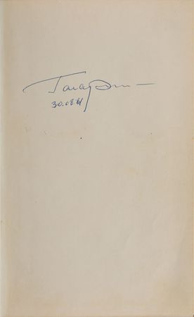 Lot #6039 Yuri Gagarin Signed Book - Image 1