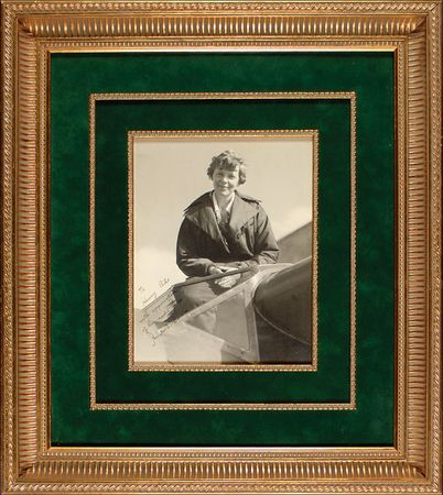 Lot #6009 Amelia Earhart Signed Photograph - Image 2