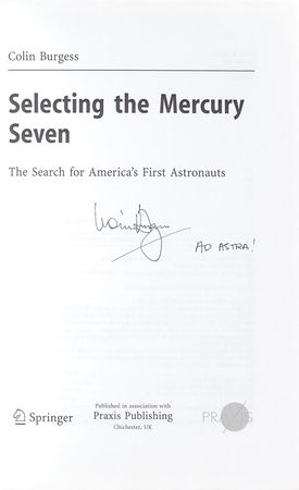 Lot #6106 Mercury Astronaut Candidates Signed Book - Image 1