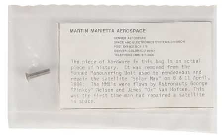 Lot #6500  STS-41C Flown Screw - Image 1
