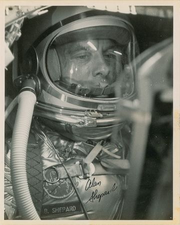 Lot #6067 Alan Shepard Signed Photograph - Image 1