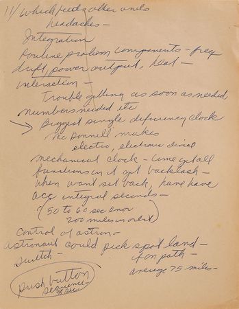 Lot #6074 MR-3: Mary Bubb?s Handwritten Notes - Image 2